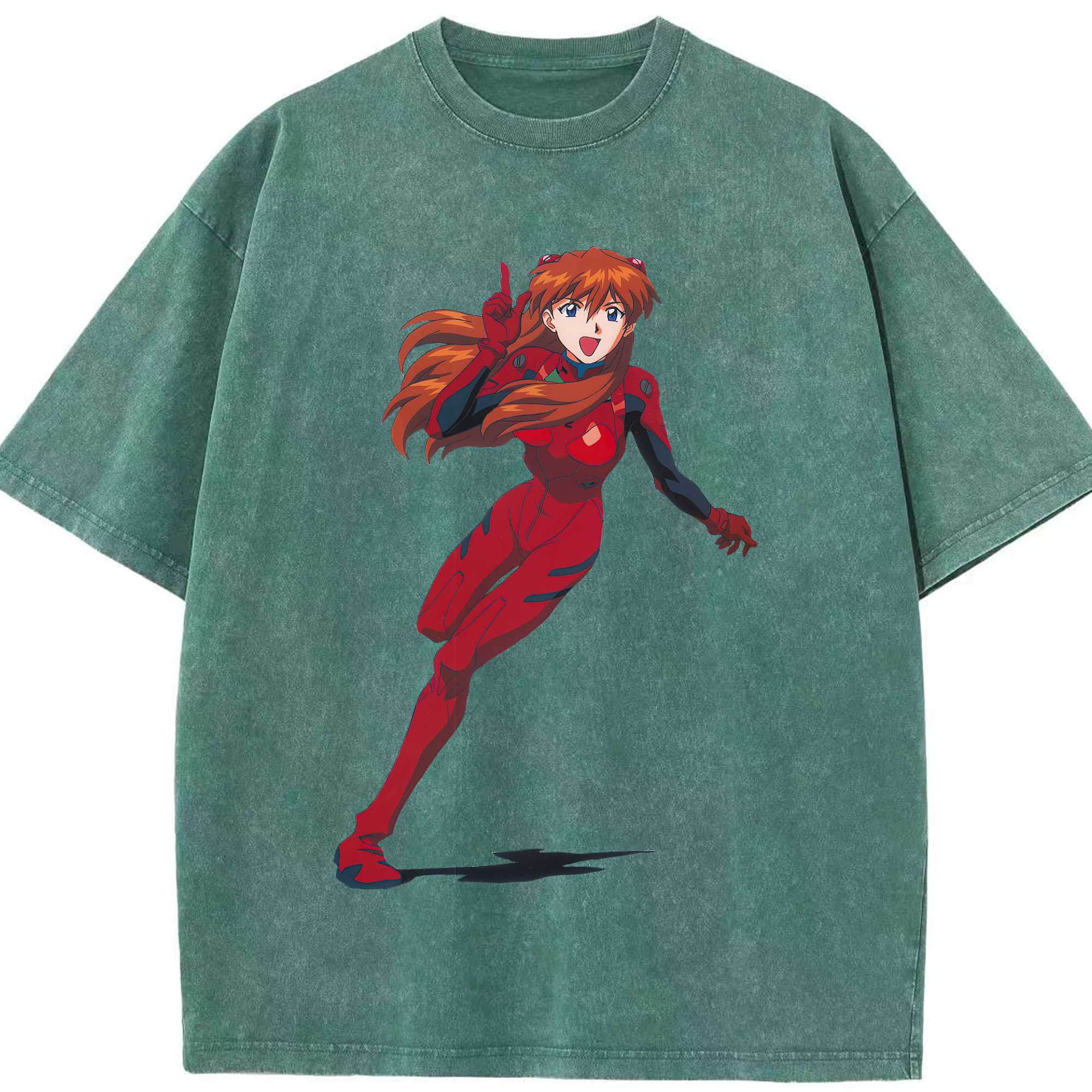 （画像用） EVA 新世紀エヴァンゲリオン 綿100% ヴィンテージ風 半袖Tシャツ（フロントプリント）